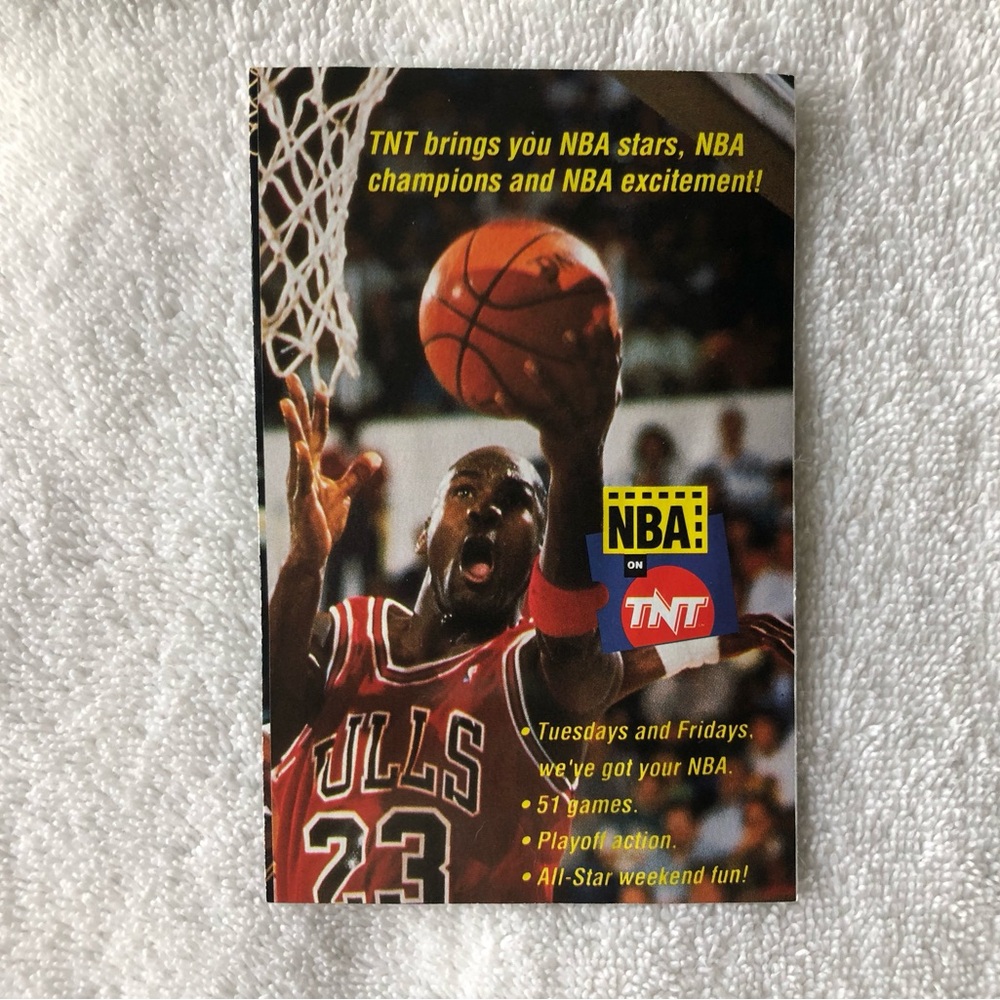 NBA on TNT 1991/1992 Schedule - Jordan/Magic